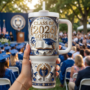 Class Of 2026 Tumbler Handle - Personalized Graduation Gifts