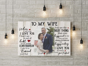 Personalized Wedding Anniversary Gift Couple Gift Custom Photo Poster