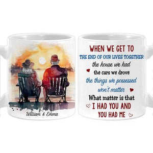 Couple Gift We Get To The End Of Our Lives Together Mug