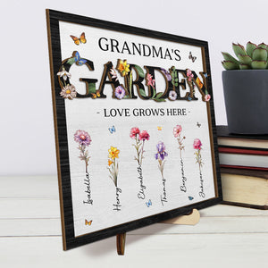 We Are Connected With One Another - Family Personalized Custom 2-Layered Wooden Plaque With Stand - Mother's Day, House Warming Gift For Mom, Grandma
