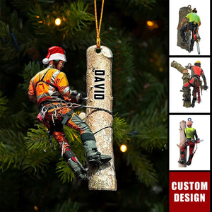 Personalized Arborist Christmas Ornament - Gift For Arborist