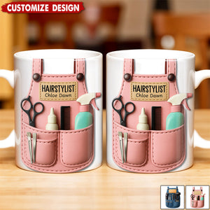 Personalized Stylish Hairdressers Coffee Mug - Gift For Hairstylists