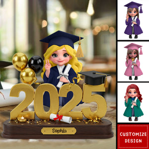 Graduation Gift - Personalized Graduation Shaped Acrylic Plaque