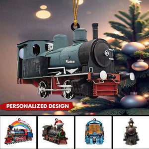 Personalized RailRoader Train Christmas Ornament-Gift For Train Lover Railway workers-2024 New Release