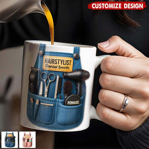 Personalized Stylish Hairdressers Coffee Mug - Gift For Hairstylists
