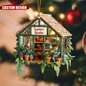 Personalized Greenhouse garden Christmas Ornament-Gifts For garden Lovers-2025 New Release