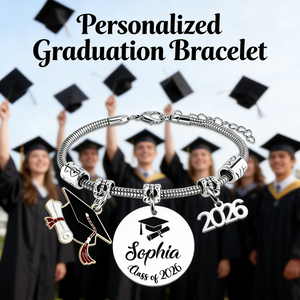 Personalized 2026 Graduation Bracelet - Graduation Gift For Graduates