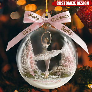 Awesome Ballet - Personalized Ballet Ornament