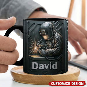 Cool Welder Men - Personalized Welder Coffee Mug