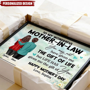 To My Mother-In-Law Happy Mother's Day-Personalized Poster-Heartwarming Mother's Day Gift For Mother-In-Law