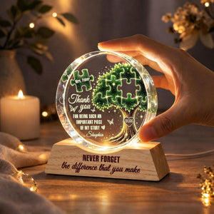 Custom Teacher Appreciation Night Light, Personalized Thank You Gift for Mentor