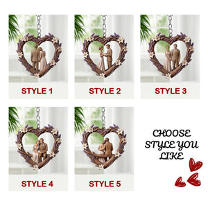 Personalized Couple Heart Keychain-Gift For Couple