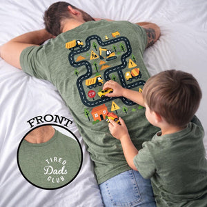Tired Dads Club Shirt - Gift For Hardworking Dads
