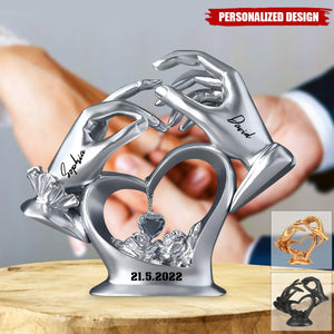 Anniversary Gifts For Couple-Personalized Couple Custom Shaped Acrylic Plaque