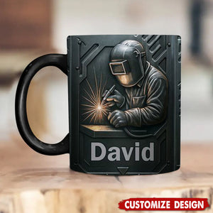 Cool Welder Men - Personalized Welder Coffee Mug