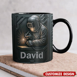 Cool Welder Men - Personalized Welder Coffee Mug