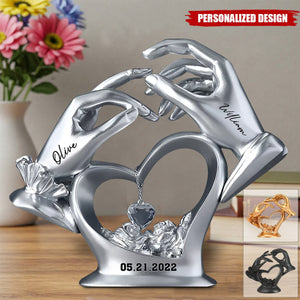 Anniversary Gifts For Couple-Personalized Couple Custom Shaped Acrylic Plaque