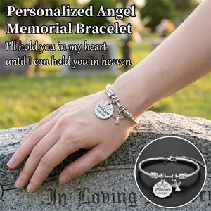 Personalized Angel Memorial Bracelet