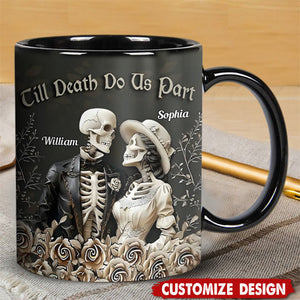 Till Death Do Us Part - Personalized Couple Mug - Gift For Husband,Wife,Anniversary