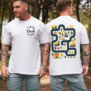 Tired Dads Club Shirt - Gift For Hardworking Dads