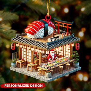 Personalized Sushi Shop Ornament-Gift for Sushi Lovers-2025 New Release