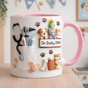 Personalized Vet Mug - Gift For Animal Doctor
