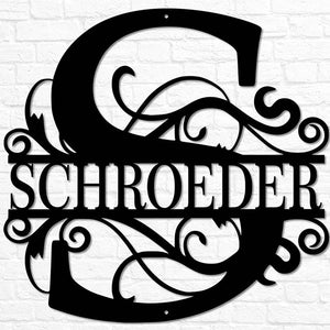 Personalized Letter Name Stainless steel Sign