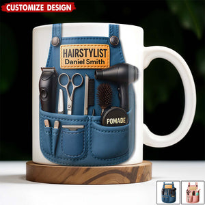 Personalized Stylish Hairdressers Coffee Mug - Gift For Hairstylists