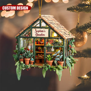 Personalized Greenhouse garden Christmas Ornament-Gifts For garden Lovers-2025 New Release