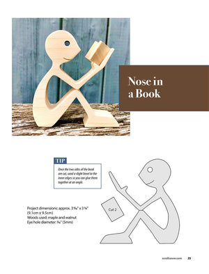 Making Wooden People Reading With Personality