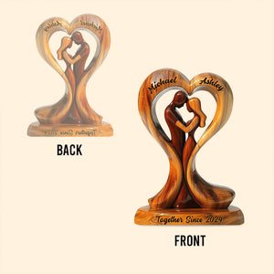 You And Me We Got This - Personalized Couple Shaped Acrylic Plaque