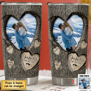 I'm Yours No Returns Or Refunds - Personalized Photo Tumbler Cup - Valentine's Day Gifts