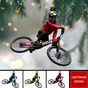 Personalized Mountain Bike Christmas Ornament Gift for Biker-2025 New Release