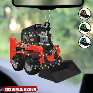 2024 New Release – Personalized Skid Steer Loader Christmas Ornament, Gift For Trucker