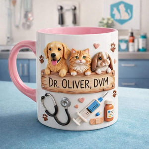 Personalized Vet Mug - Gift For Animal Doctor