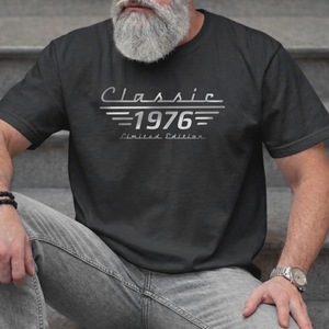 Custom Birthday Unisex T-shirt - Personalized Birthday Gifts For Dad, Grandpa, Besties, Family, Yourself - Just A Little Iconic