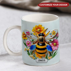 Personalized Hummingbird Gardening Accent Mug