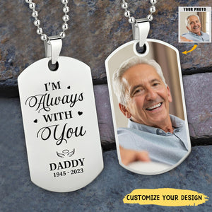 Custom Photo I Miss You - Memorial Personalized Custom Necklace - Sympathy Gift, Gift For Family Members