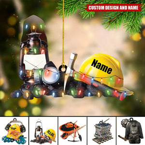 2024 New Release - Personalized Coal Mining Equipment Ornament ,Gifts for Coal Miner