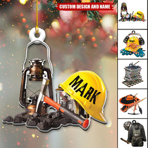 2024 New Release - Personalized Coal Mining Equipment Ornament ,Gifts for Coal Miner
