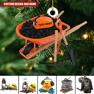 2024 New Release - Personalized Coal Mining Equipment Ornament ,Gifts for Coal Miner
