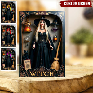 Magical Witch - Personalized Witch Custom Shaped Acrylic Plaque