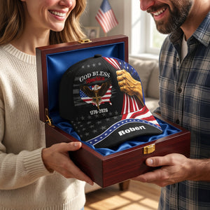 God Bless America - Personalized Cap