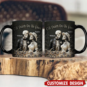 Till Death Do Us Part - Personalized Couple Mug - Gift For Husband,Wife,Anniversary