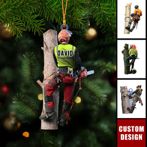 Personalized Arborist Christmas Ornament - Gift For Arborist