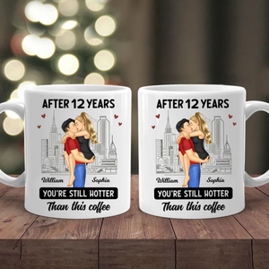 Couple After Years Hotter Than This Coffee  - Personalized Mug