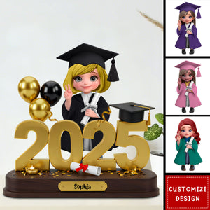 Graduation Gift - Personalized Graduation Shaped Acrylic Plaque