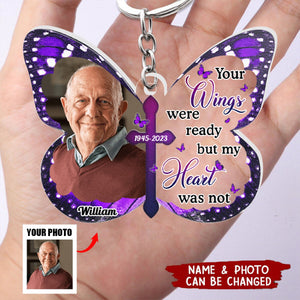 Always With You - Personalized Acrylic Photo Keychain