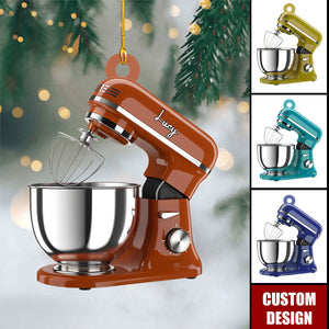 New Release - Personalized Baking Mixer Christmas Ornament - Gift For Baker