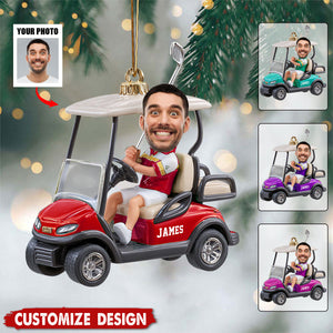 Personalized Golf Acrylic Ornament - Gift for Golf Lovers